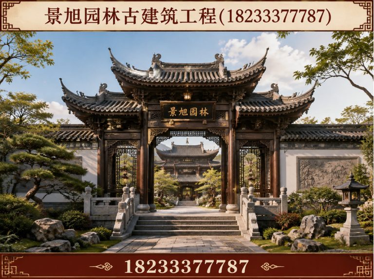 唐县仿古牌楼展示图